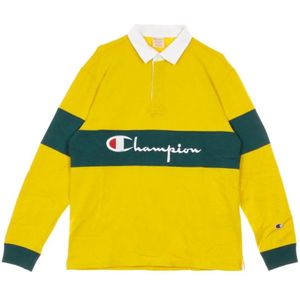 Champion, Heren, Tops, Geel, Maat: M Katoen,