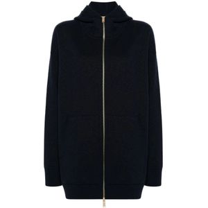 Fabiana Filippi, Dames, Sweatshirts & Hoodies, Blauw, Maat: S