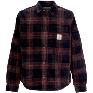 Carhartt Wip, Heren, Overhemden, Bruin, Maat: M