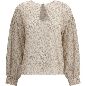 Kristina Ti, Dames, Blouses & Shirts, Veelkleurig, Maat: M Zijde,