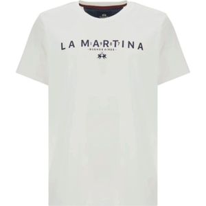 La Martina, Heren, Tops, Wit, Maat: L Katoen,