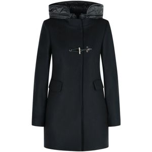 Fay, Dames, Mantels, Zwart, Maat: M Wol,