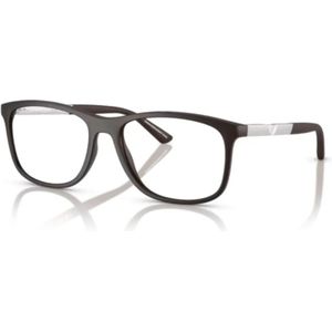 Emporio Armani, unisex, Accessoires, Zwart, Maat: 55 MM