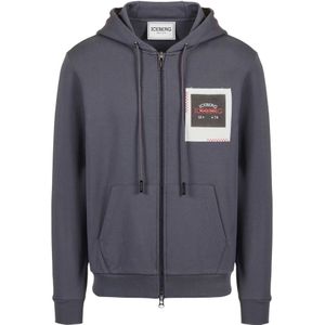 Iceberg, Heren, Sweatshirts & Hoodies, Grijs, Maat: M Katoen,