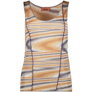 Missoni, Dames, Tops, Veelkleurig, Maat: XS Viscose,