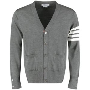 Thom Browne - Cardigan - Grijs - Wol