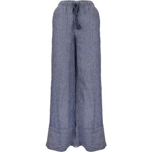 Ralph Lauren, Dames, Broeken, Blauw, Maat: M Linnen,