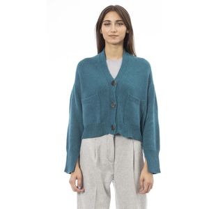 Alpha Studio, Dames, Truien, Groen, Maat: S