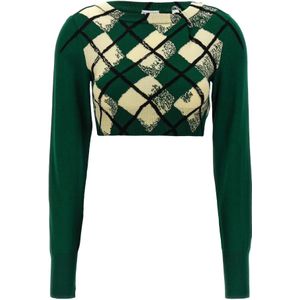 Burberry, Dames, Truien, Veelkleurig, Maat: S Katoen,