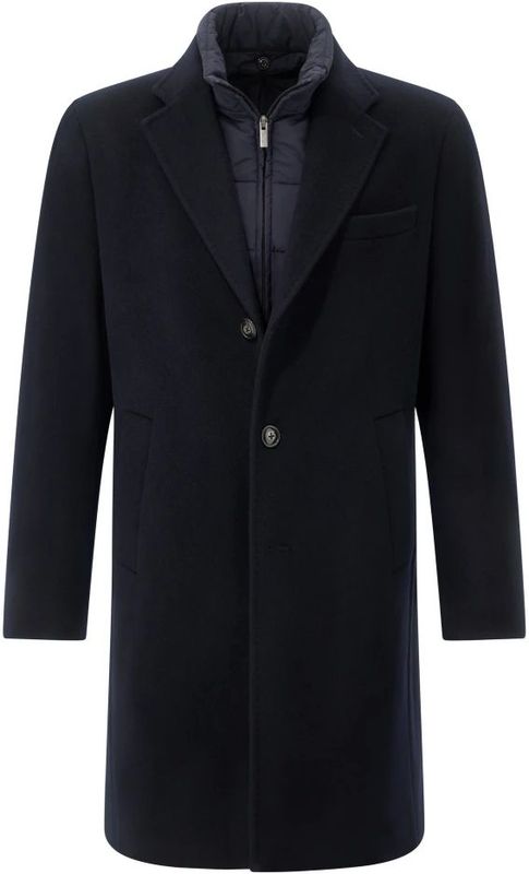 Boggi Milano - Wollen Gewatteerde Jas - Blauw - Heren