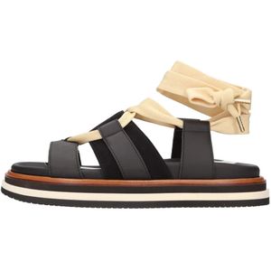 Hogan Sandalen Zwart , Black , Dames , Maat: 39 EU