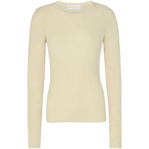 Remain Birger Christensen, Dames, Truien, Beige, Maat: M Nylon,