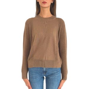 Nenette, Dames, Truien, Bruin, Maat: XS Zijde,