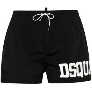 Dsquared2 Zwart Zee Kleding Iconisch Veelzijdig , Black , Heren , Maat: S