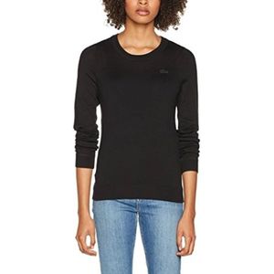 Lacoste, Dames, Truien, Zwart, Maat: XL Katoen,