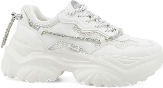 BUFFALO Sneakers laag 'Bliss Luxe'  grijs / wit