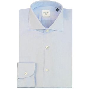 Bagutta, Heren, Overhemden, Blauw, Maat: L Katoen,