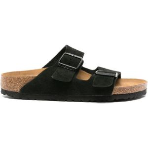 Birkenstock, Heren, Schoenen, Zwart, Maat: 43 EU Suède,