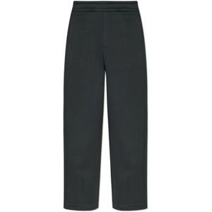 Ami Paris, unisex, Broeken, Grijs, Maat: XL Zijde,