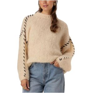 Americandreams, Dames, Truien, Beige, Maat: S/M Mohair,