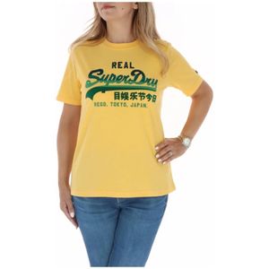 Superdry, Dames, Tops, Geel, Maat: XS