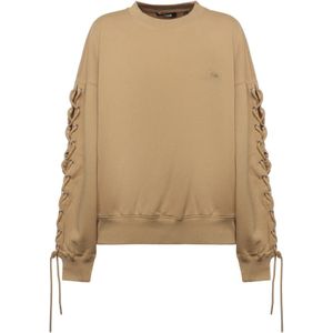 Rotate Birger Christensen, Dames, Sweatshirts & Hoodies, Beige, Maat: M