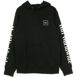 Huf, Heren, Sweatshirts & Hoodies, Zwart, Maat: XL Katoen,