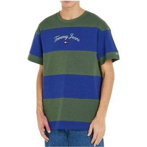 Tommy Hilfiger, Heren, Tops, Veelkleurig, Maat: M Katoen,