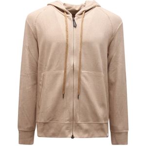 Paolo Pecora, Heren, Sweatshirts & Hoodies, Beige, Maat: S