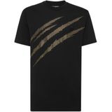 Plein Sport, Heren, Tops, Zwart, Maat: XS