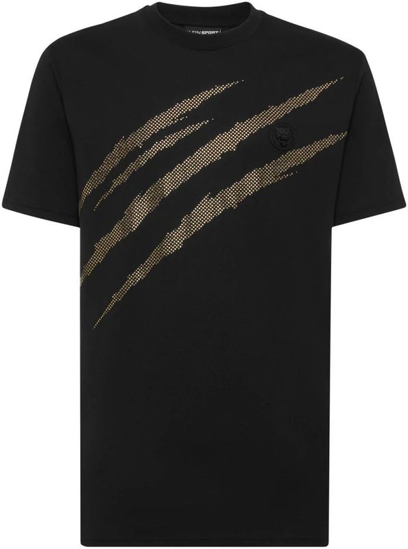 Plein Sport, Heren, Tops, Zwart, Maat: XS