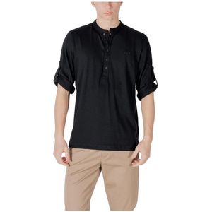 Antony Morato, Heren, Tops, Zwart, Maat: S Katoen,