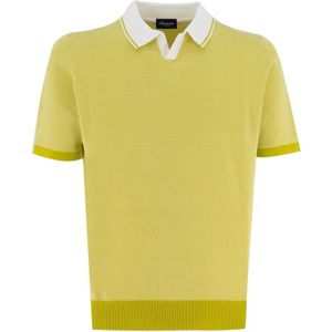 Drumohr, Heren, Tops, Geel, Maat: 2XL Katoen,