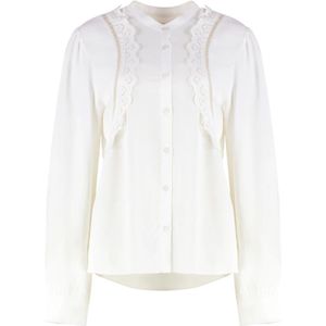 Isabel Marant, Dames, Blouses & Shirts, Wit, Maat: S Viscose,