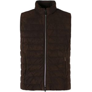 Moorer, Heren, Jassen, Bruin, Maat: L Suède,