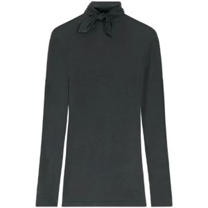 Lemaire, Dames, Tops, Grijs, Maat: M