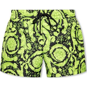 Versace, Heren, Badkleding, Groen, Maat: XL Poliester,