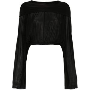 Rick Owens, Dames, Tops, Zwart, Maat: ONE Size