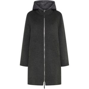 Marella, Dames, Mantels, Grijs, Maat: XS Wol,