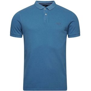 Superdry, Heren, Tops, Blauw, Maat: M Katoen,
