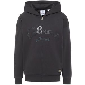 Carlo Colucci - La Famiglia Drasigh - Sweatjack - Zwart - Premium Katoen