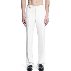 Lardini, Heren, Broeken, Wit, Maat: 2XL Viscose,