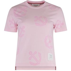 Thom Browne, Dames, Tops, Roze, Maat: S Katoen,
