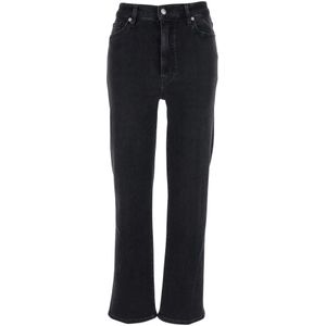 Frame, Dames, Jeans, Zwart, Maat: W25 Katoen,