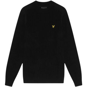 Lyle & Scott, Heren, Truien, Zwart, Maat: XS Katoen,
