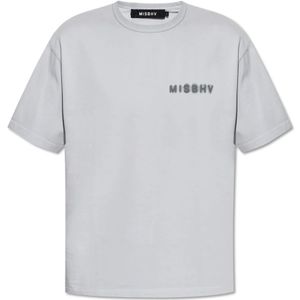 Misbhv, Heren, Tops, Grijs, Maat: XL Katoen,