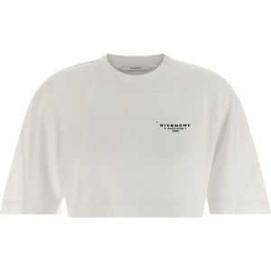 Givenchy, Dames, Tops, Wit, Maat: M Katoen,