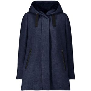 Gil Bret - Wollen Jack - Moonlight Blue Melange - Met Capuchon