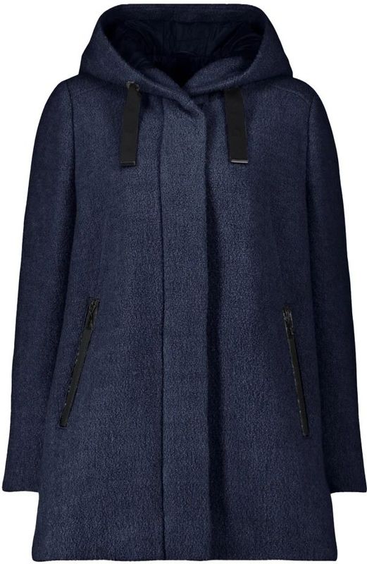 Gil Bret - Wollen Jack - Moonlight Blue Melange - Met Capuchon