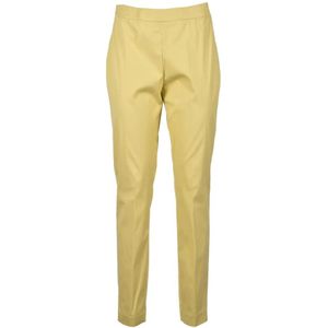 Fabiana Filippi, Dames, Broeken, Groen, Maat: XS Katoen,